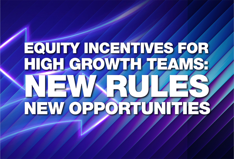 Equity incentives for high growth teams